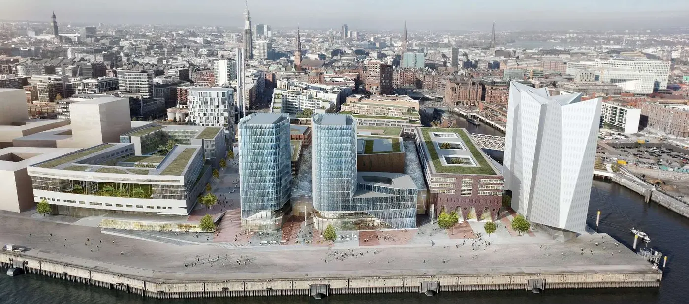 Überseequartier Hamburg HafenCity: MEP design for residential, retail and office buildings